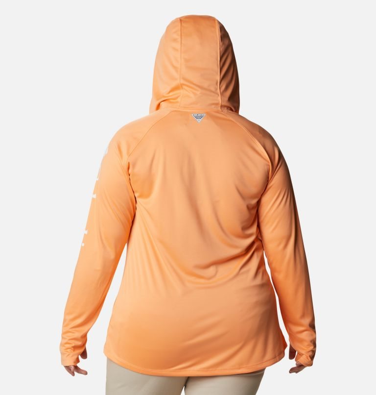 Columbia PFG Tidal Tee Hettegensere Dame Oransje | Plus Size 02536Z